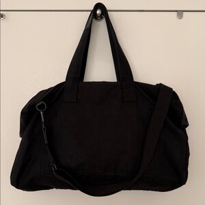 All Saints Black Duffel Bag